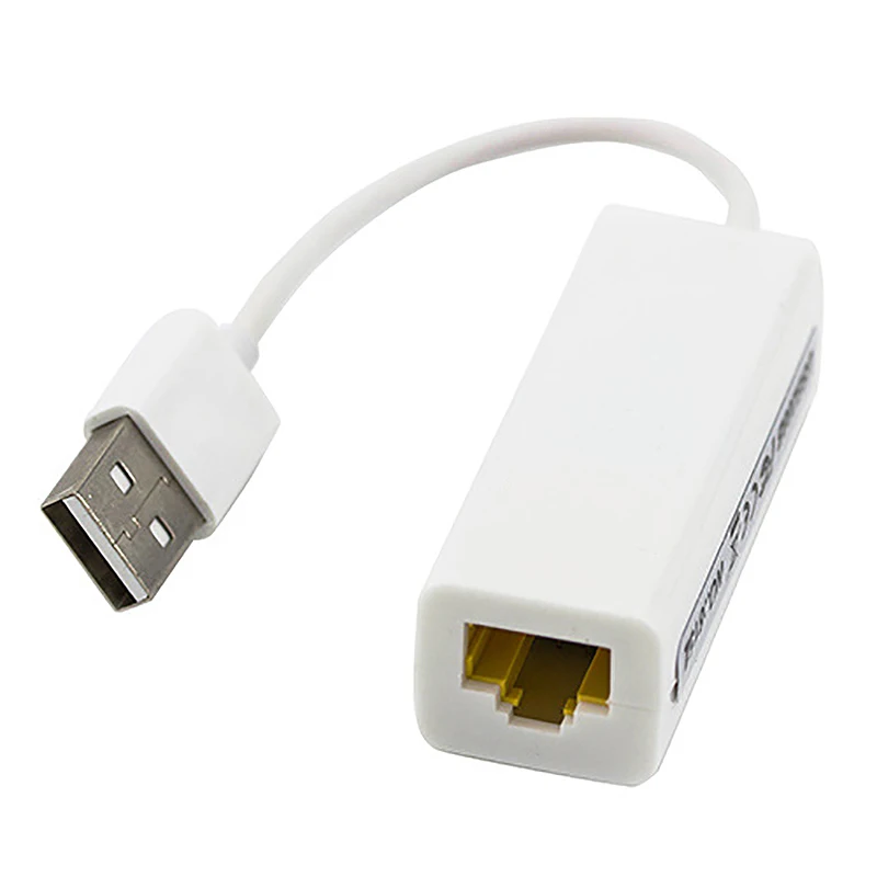 

USB to Ethernet Adapter,USB 2.0 to RJ45 Network Card Lan Adapter 10/100Mbps for Tablet / PC / Laptop
