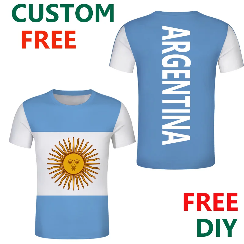 Аргентинского флага футболка собственными руками Сделай Сам бесплатная