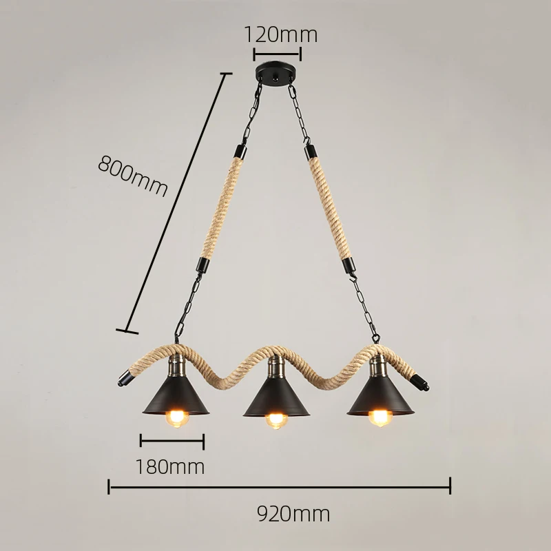 Американский Лофт креативный винтажный подвесной светильник с железной