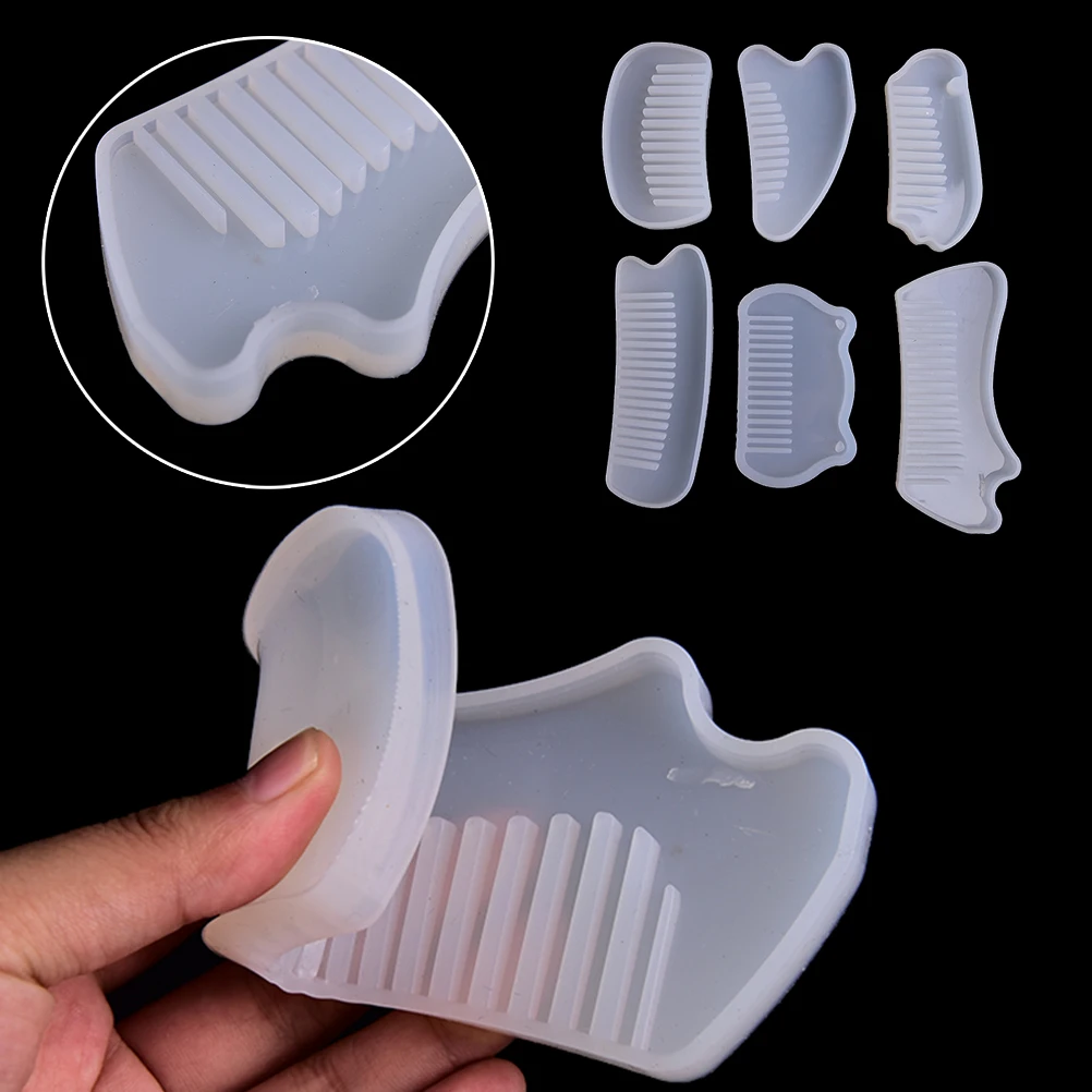 

Jewelry Clear Silicone Comb Mould Epoxy Resin With Real Flower Handmade Jewelry Tools Resin Molds High Quality And Inexpensive