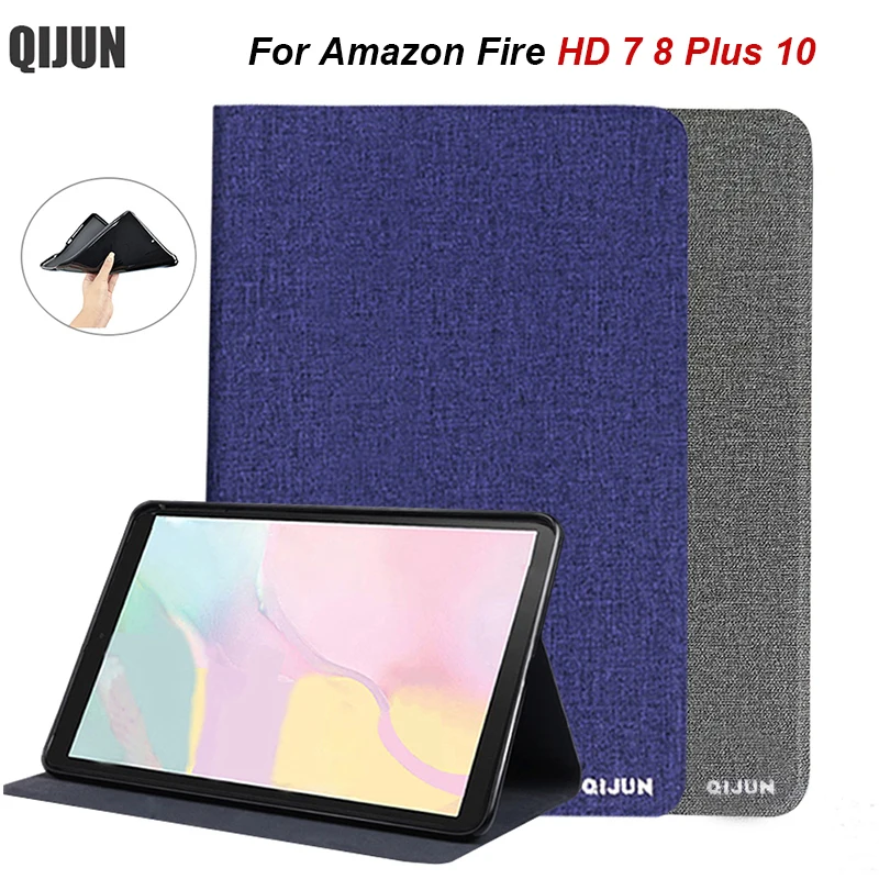 Protective Case For Amazon Kindle Fire HD 8 Plus 2020 Fire 7 HD 8 2020 Cover For Fire HD 10 2017 HDX 8.9