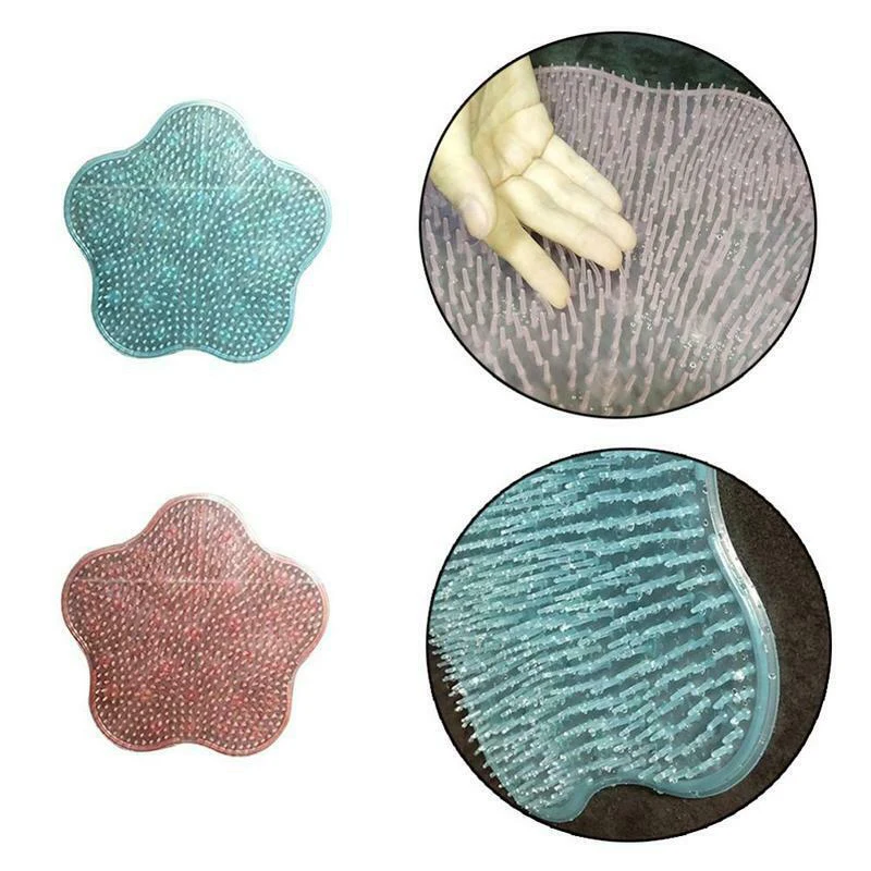 

Bath Massage Pad Silicone Suction Cup Non-slip Bathroom Shower Mat Health99