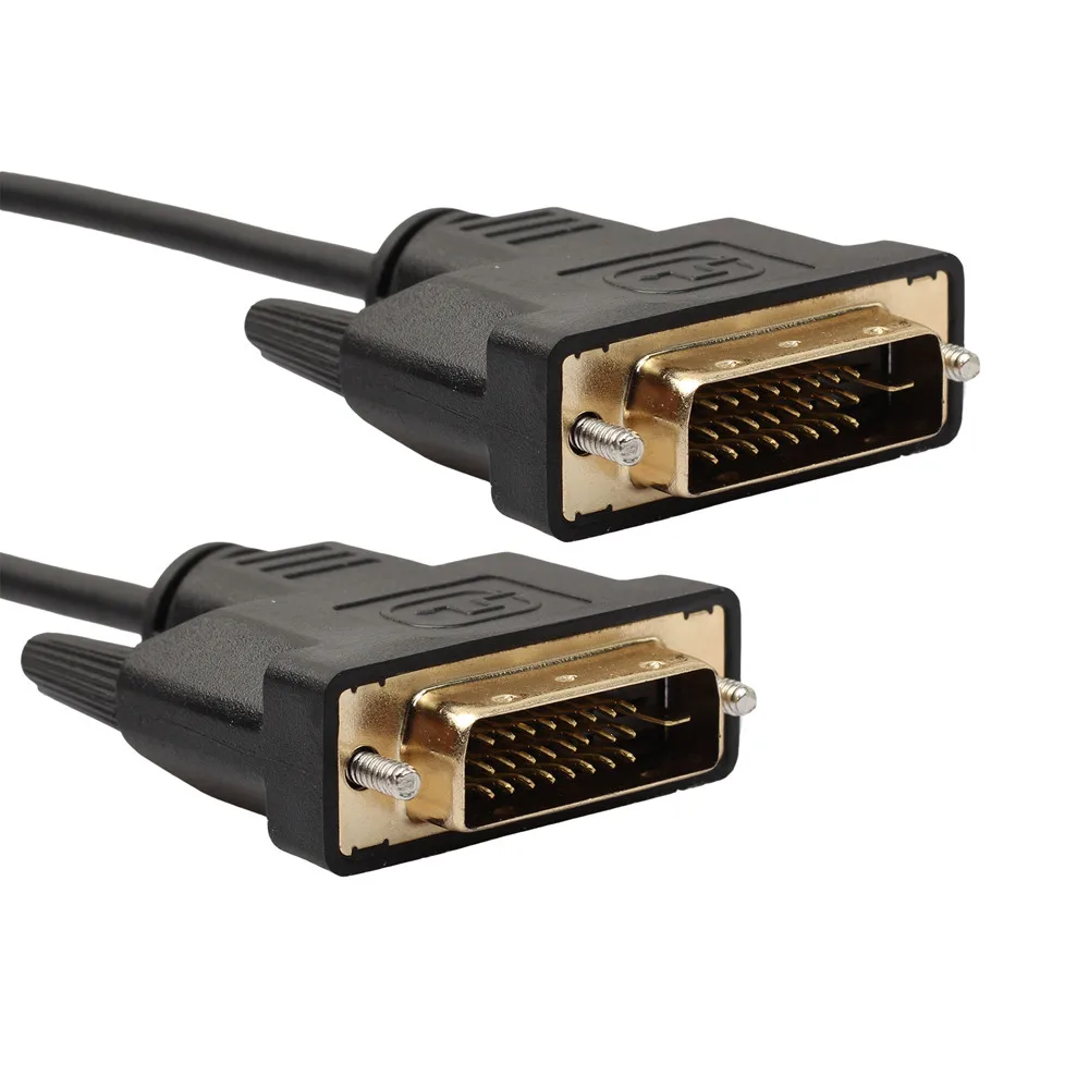 ЖК цифровой монитор Dvi D к d Gold Male 24 + 1 Pin двойная связь ТВ кабель для Tft цифровая