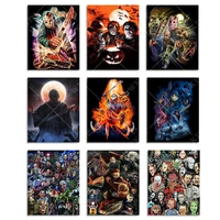 new oil painting by numbers horror movie characters kits pictures paint by numbers on canvas for adults home decor