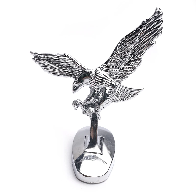 

High Quality Vintage Universal 3D Eagle Car Logo Front 3D Ornament Eagle Flying Hood Emblem Car Front Metal Bonnet Cover