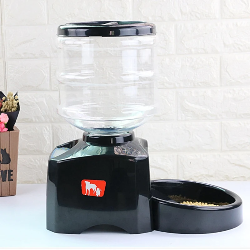 

5.5 Liter Electronic Intelligent Feeder Automatic Food Dispenser with LCD Display Timing Pet Feeder