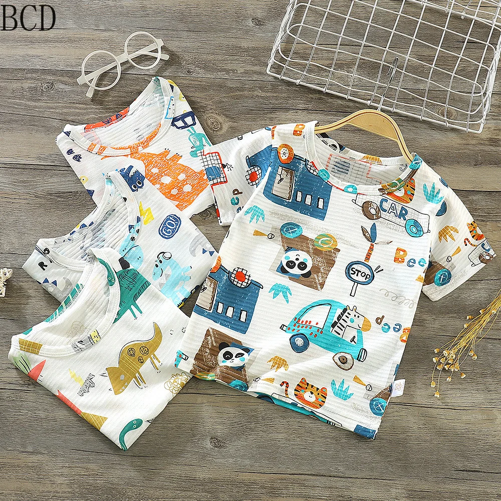 

Kids Summer Clothes Children's T-shirts for Boys and Girls Summer Short-sleeved T-shirts for Kids Baby Boy Tops Unicorn 2021 Hot