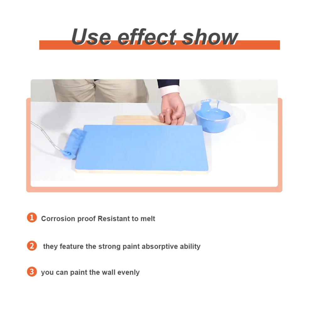 

1 Set 21pcs Durable Mini Paint Brush Professional Wall Paint Roller Brush Paint Roller Cover for Home Office Wall (20pcs Roller