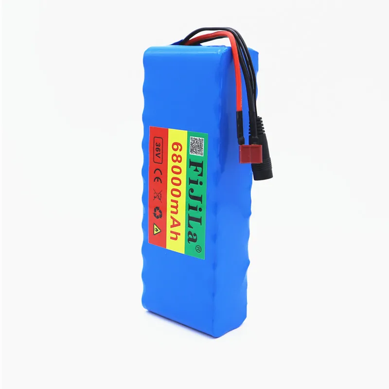 36V 68Ah10S2P 18650 Rechargeable battery pack 68000mAh modified Bicycles electric vehicle 42V Protection PCB+42V Charger | Электроника