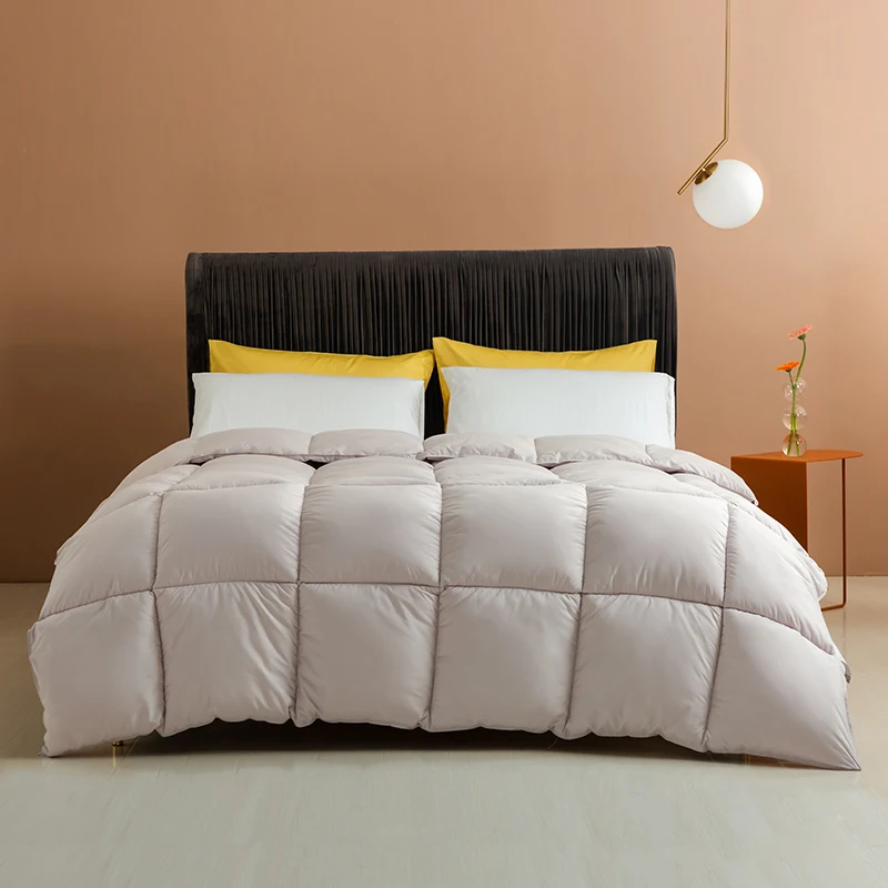 Высококачественное зимнее/осеннее одеяло с утиным пухом и полиэфирным