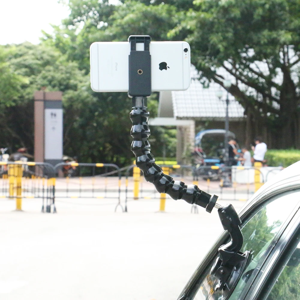 Гибкий зажим Кронштейн держатель монопода адаптер для экшн-камеры GoPro Hero Iphone Huawei |