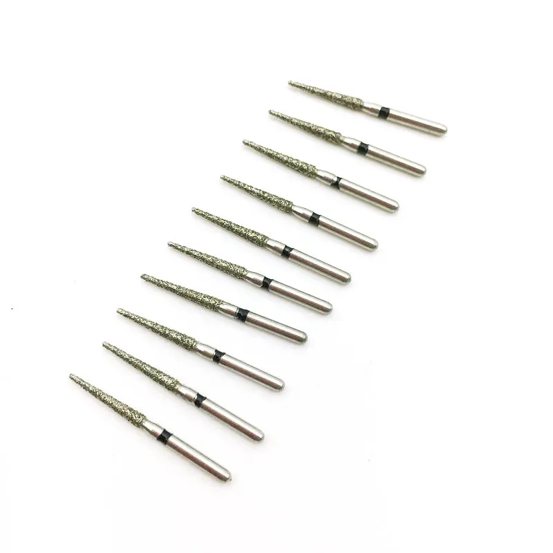 10 шт. алмазные боры стоматологические высокоскоростные сверла искусственные