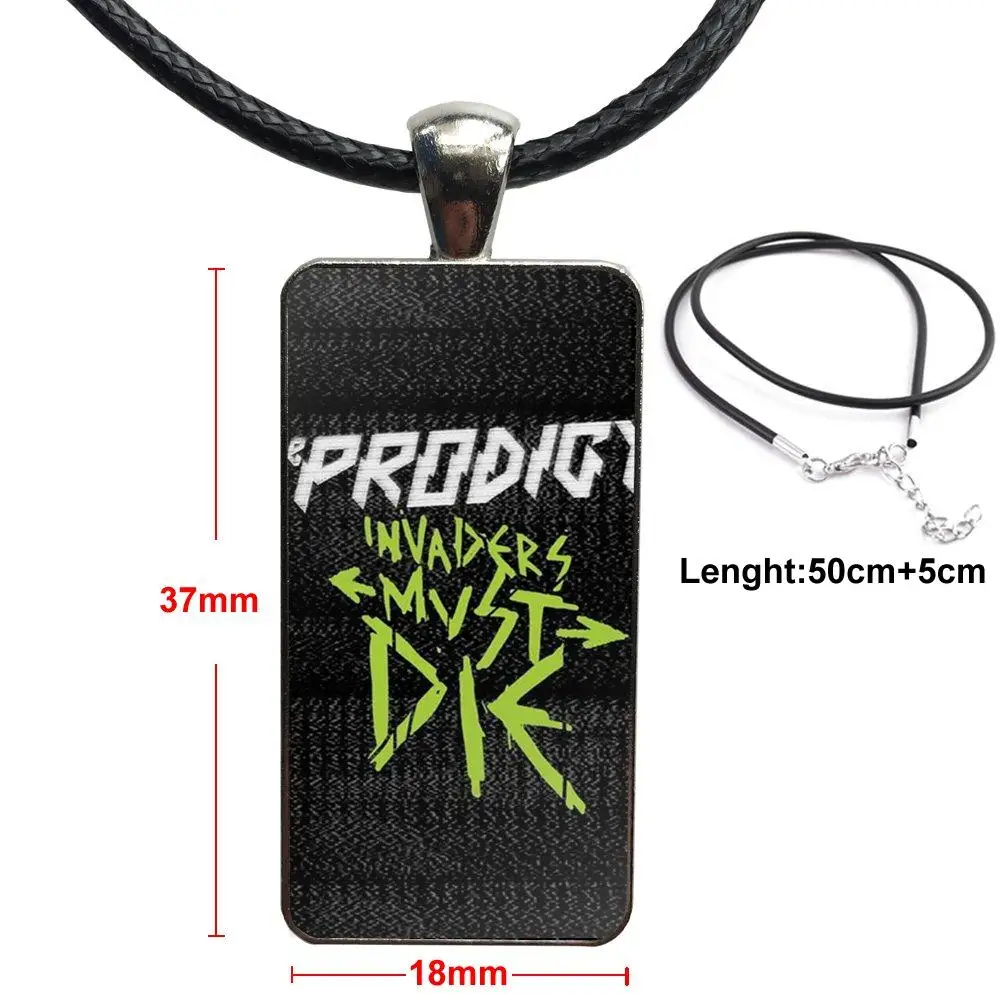 Колье со стальным стеклом колье с кабошоном Длинная подвеска прямоугольное