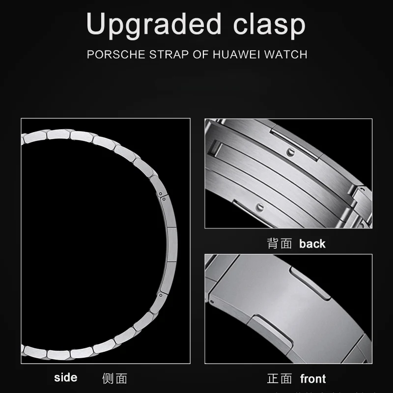 Solid Titanium Strap for Original Huawei Watch GT3 46mm 22mm WatchBand for Huawei GT2 pro GT 2 46mm Magic 2 GT2E Watch Fitting