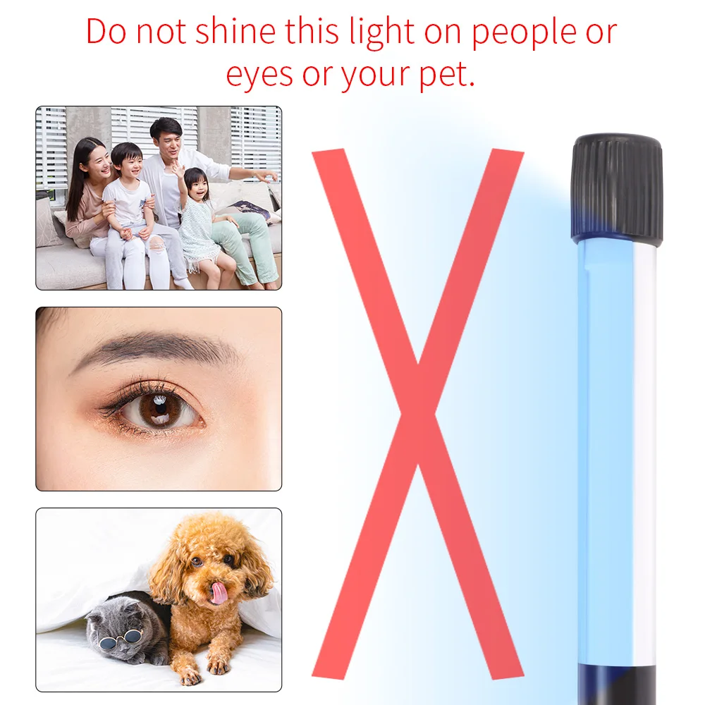 Портативный UV C Ультрафиолетовый Стерилизатор лампы ручной стерилизации