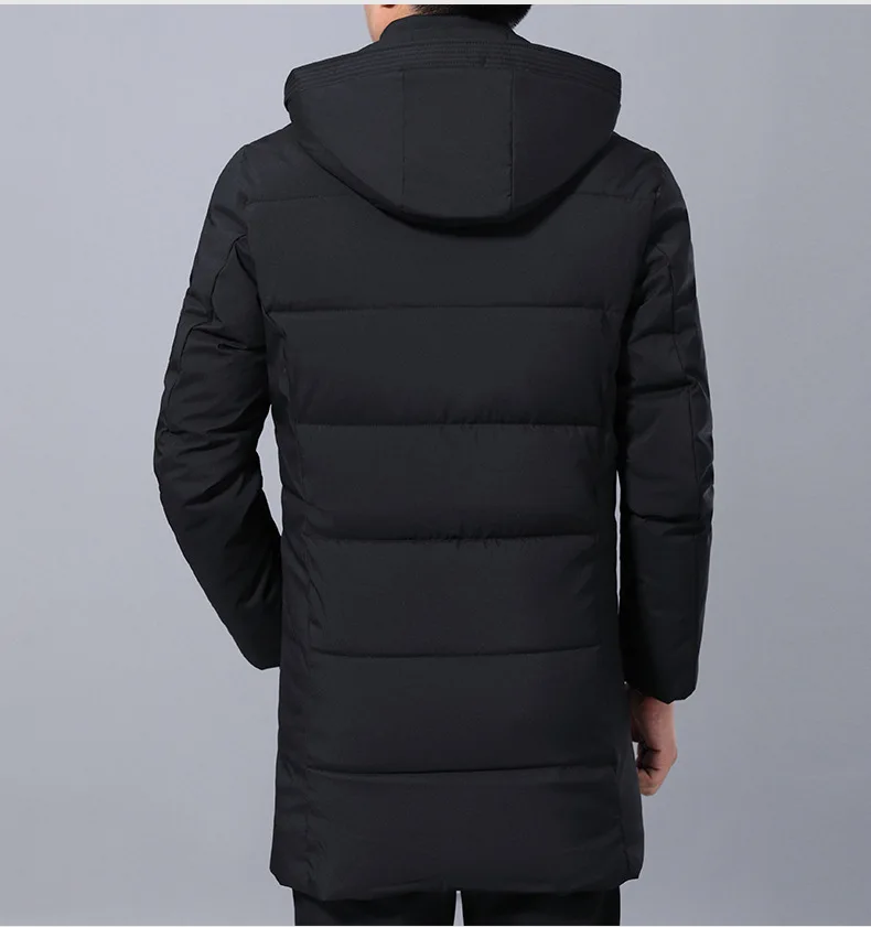 New Men's Winter Jacket High Quality Thick Winter Middle-Aged Warm Long Coat Cotton Clothes Men Parkas Large Size 5XL