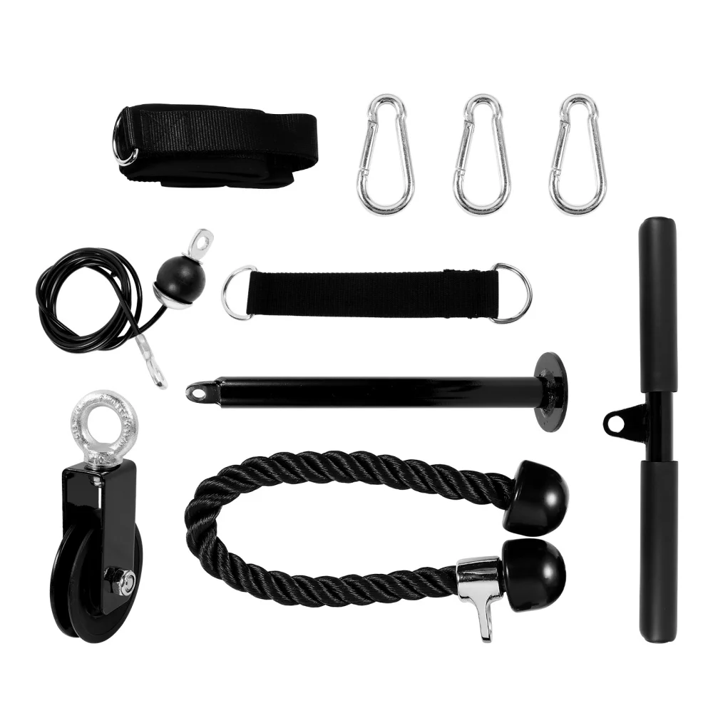 

1 Set Fitness Pulley Set Heavy Duty Pulley System Sturdy Pulley System
