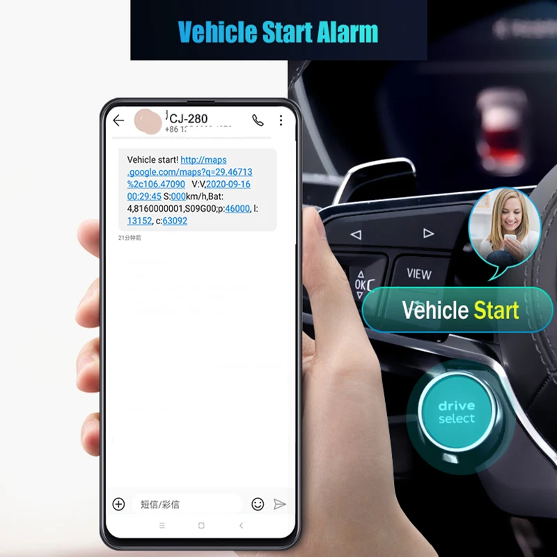 Автомобильный Магнитный GPS-трекер голосовой монитор отслеживание старт стоп