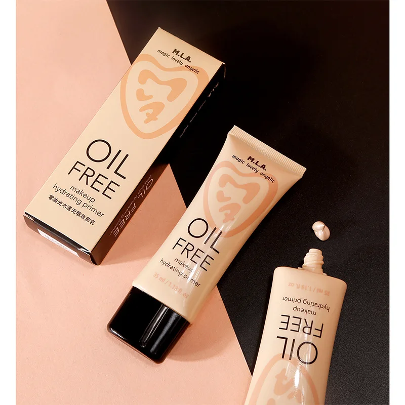 Увлажняющий праймер 35 мл без масла основа для сужения пор гладкая осветления