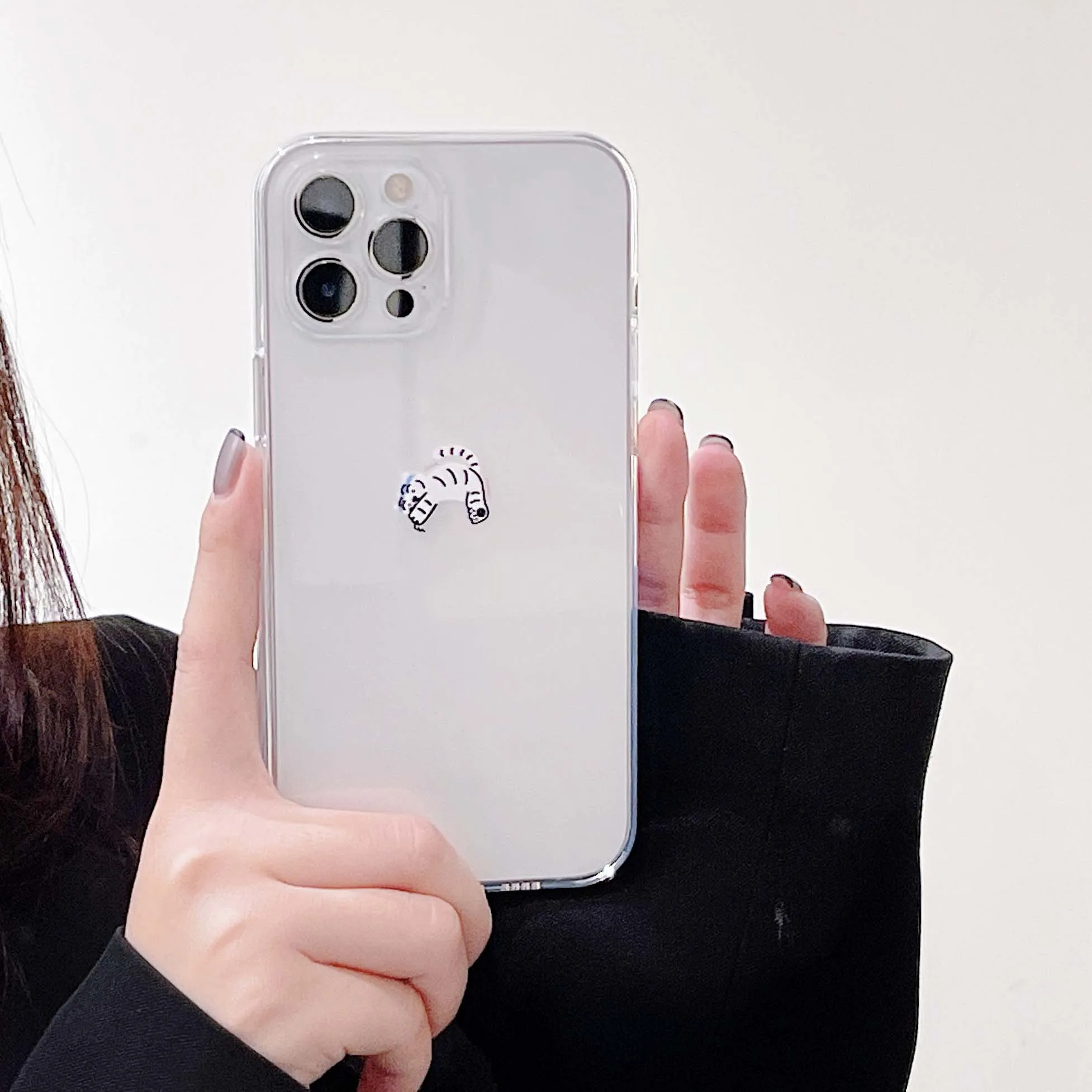 Милый милый силиконовый мягкий чехол для телефона Ins jane с мультяшным тигром