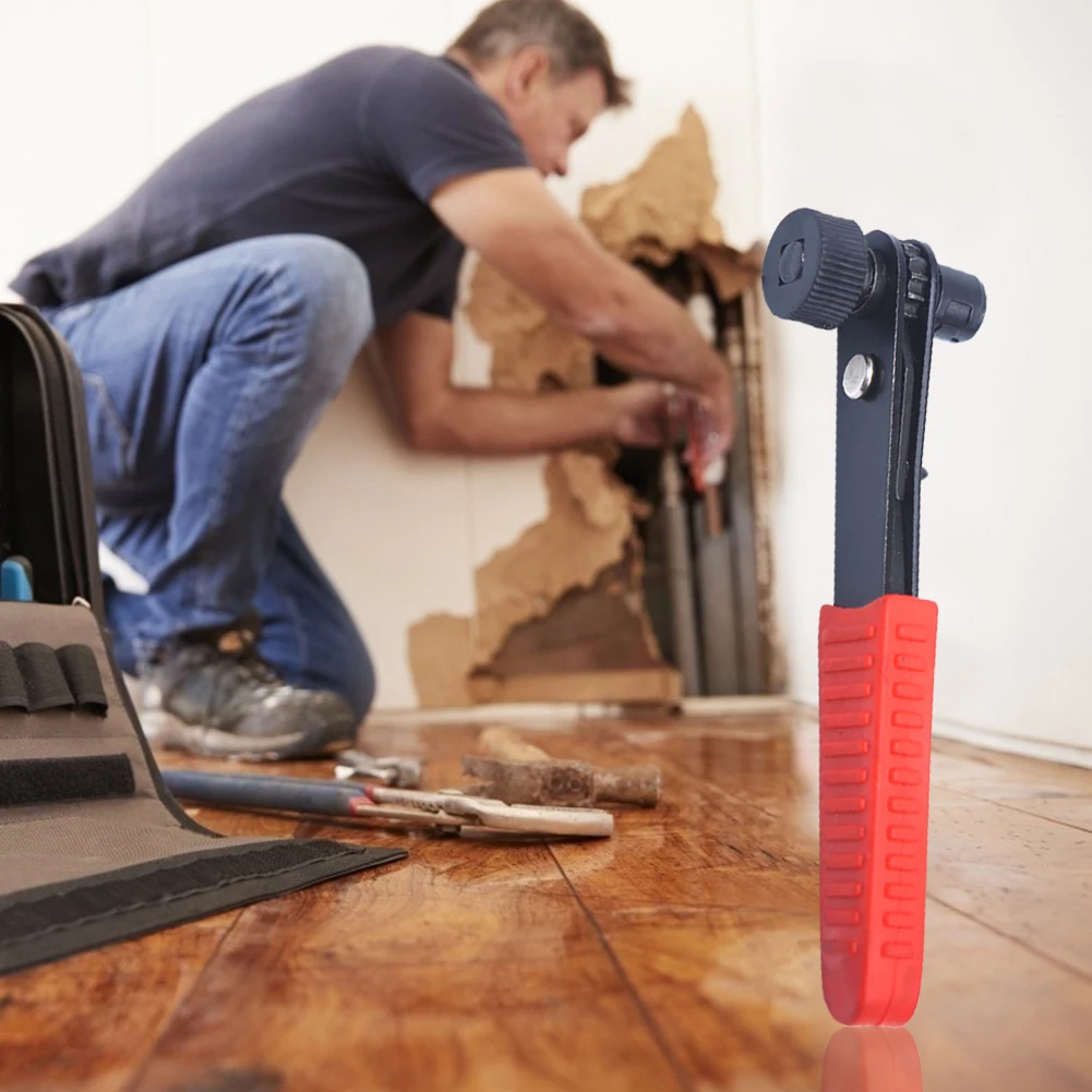 

Ratchet Wrench 1/4 Head Screwdriver Pole Socket Torque Double End Spanner