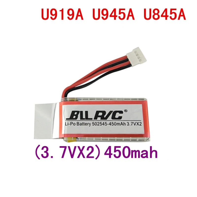 7 4 V 450mAh Lipo батарея 502545 для UDI U818A U819 U819A WiFi FPV U845 U845A U919 U919A U945A RC вертолет флип
