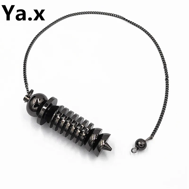 Металлический маятник дух гадания частотная модуляция твердая латунь мужчины и женщины счастливые руки дух качели цепь godlen розовое золото