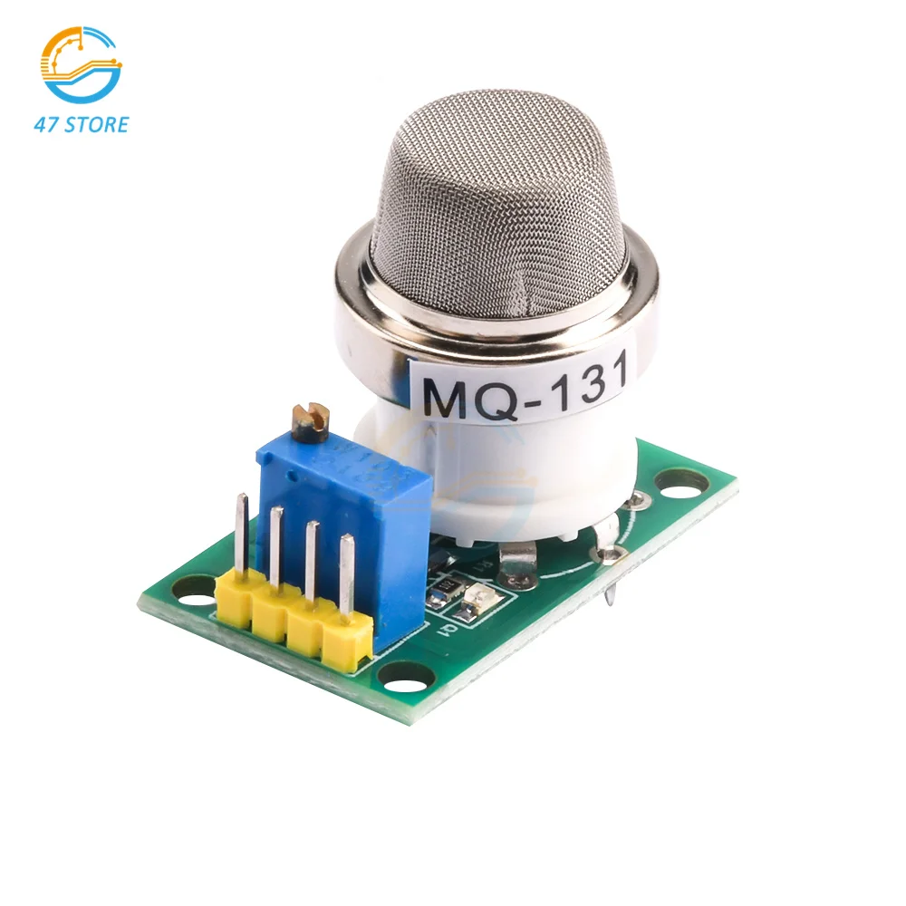 

MQ131 Ozone Sensor High Concentration (10-1000PPM) Gas Sensor Module LM393 can be connected to the IO port of microcontroller