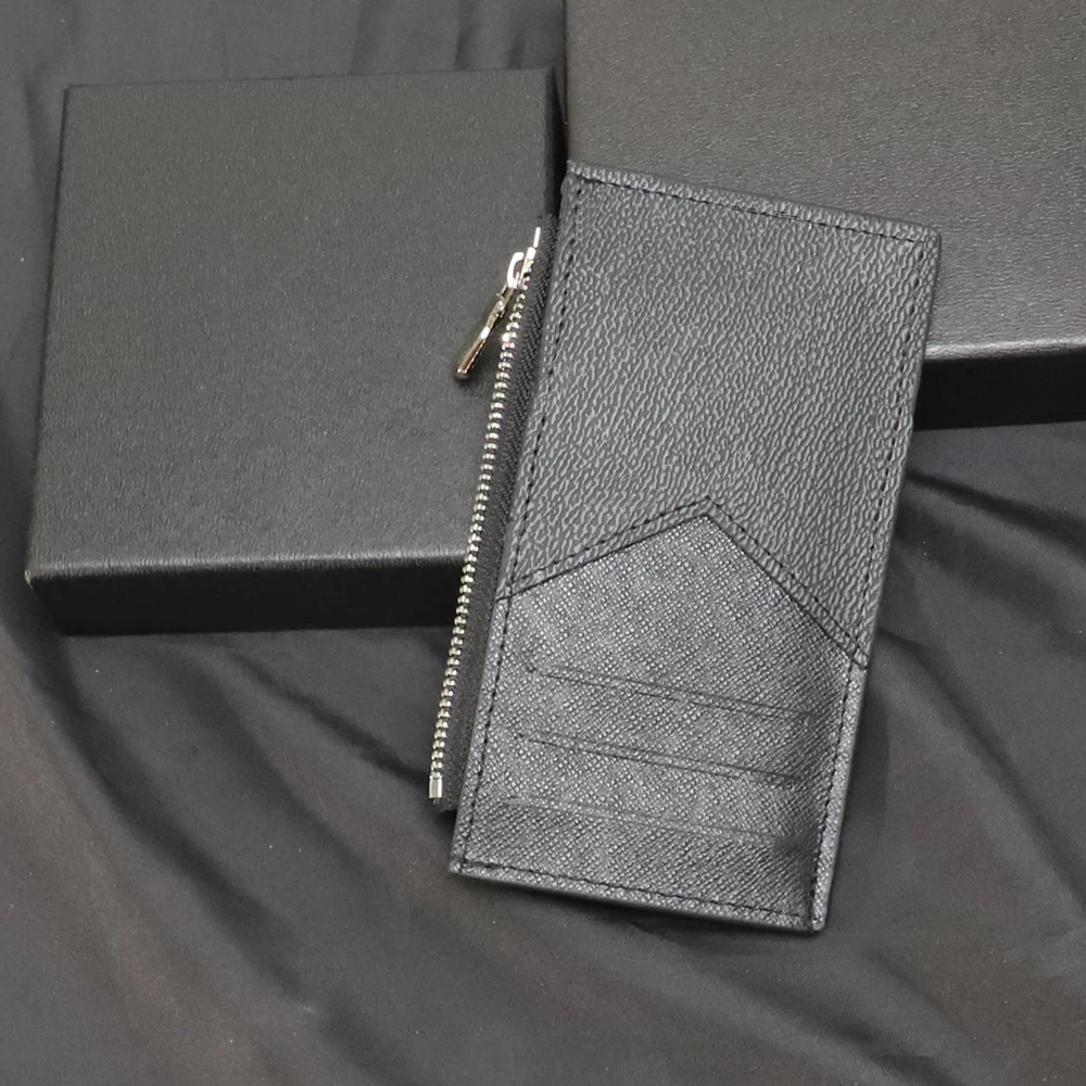 

Luxurious quality Leather material Special credit card package Woman's handbag Zipper purse The new 2021 Exempt postage