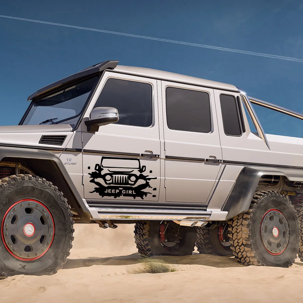 Творческий джип Авто Обёрточная бумага интересные светоотражающие наклейки для