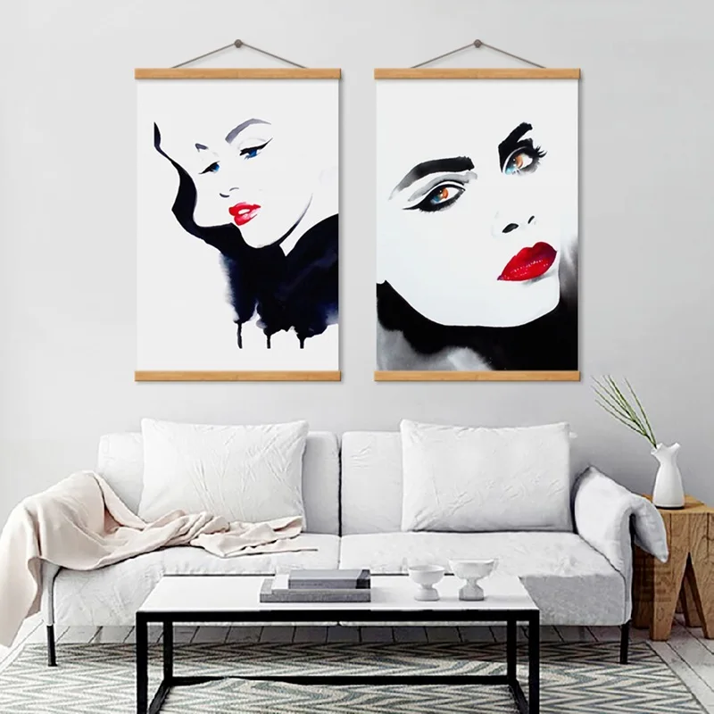 Красивая девушка и высокий каблук плакат печать Картина на холсте дома стены