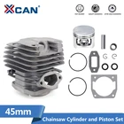 Цилиндр и поршень для цепной пилы XCAN диаметром 45 мм, подходит для цепной пилы 5200 52cc, садовые инструменты, запасные части для цепной пилы