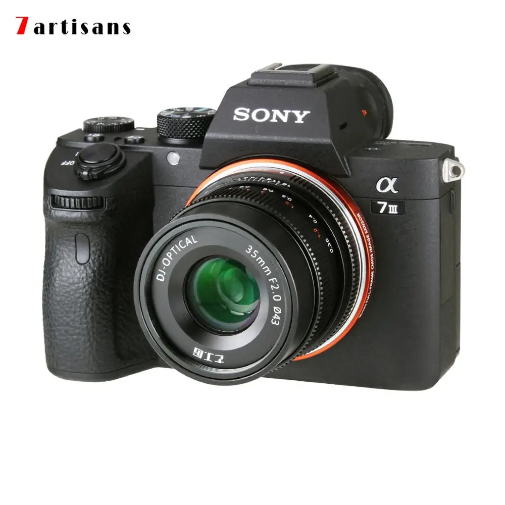 

7artisans 35mm f2.0 Prime Lens to All Single Series for E-mount FX-mount Cameras A7 A7II A7R A7RII A7S A6500 X-A10 X-A2 X-A3