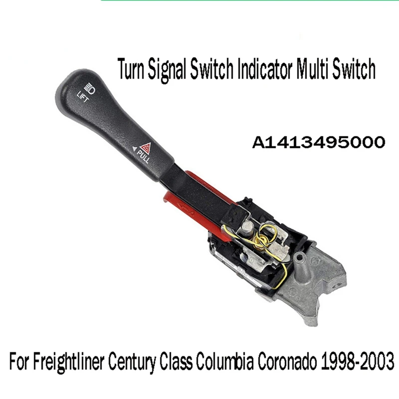 

Переключатель сигнала поворота, многофункциональный переключатель 1481385 A1413495000 для Freightliner Century Class Колумбия Coronado 1998-2003
