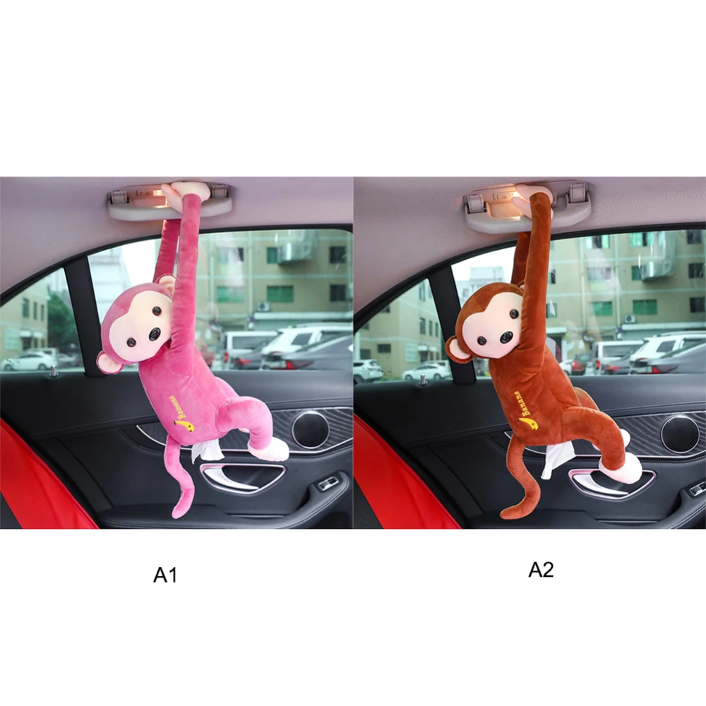 Бумажная салфетка с мультяшными обезьянами коробка для бумажных салфеток