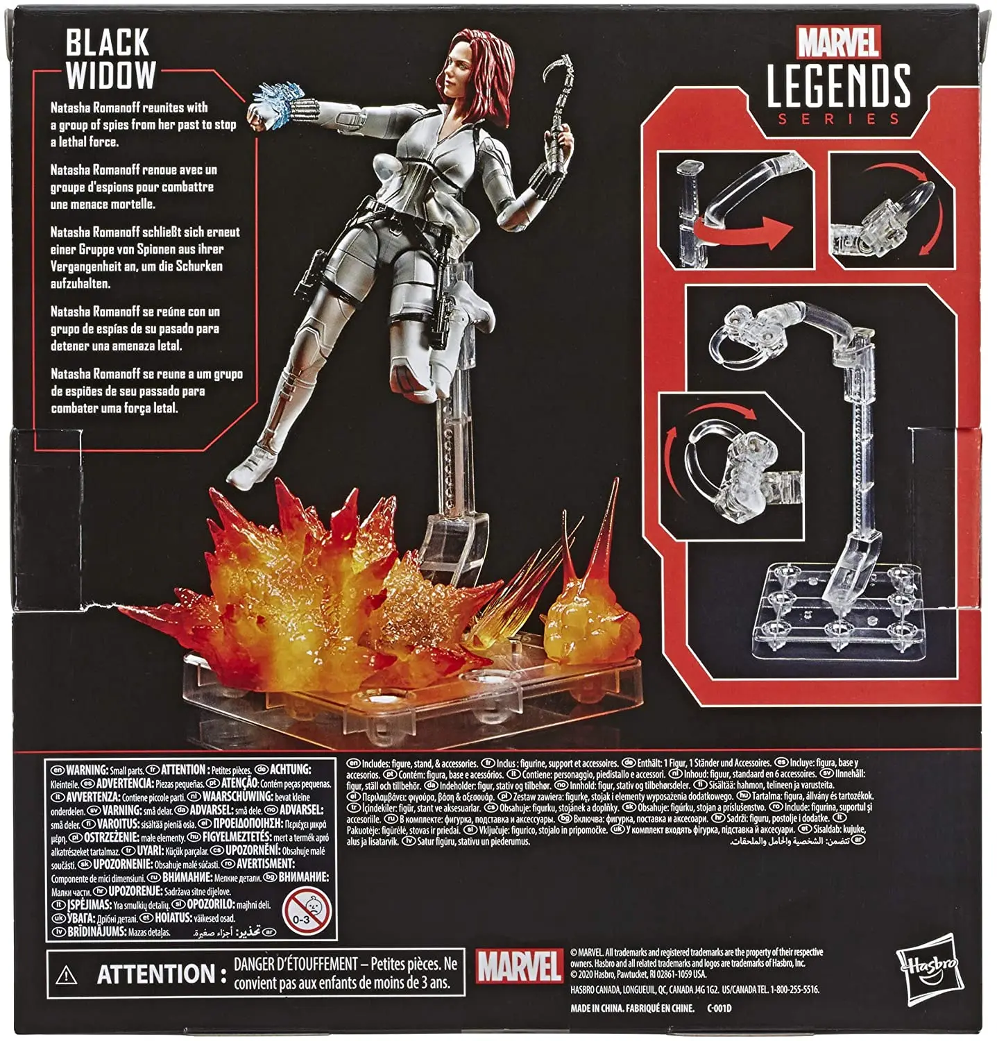 

Hasbro Marvel Legends Black Widow Series 6-inch Collectible Action Figure Collectible Model Speelgoed Includes 12 Accessories