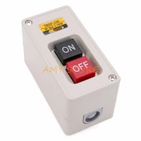 1pc 3 phase 30a 3 7kw self lock latching onoff motor start stop power pushbutton switch tbsp 330