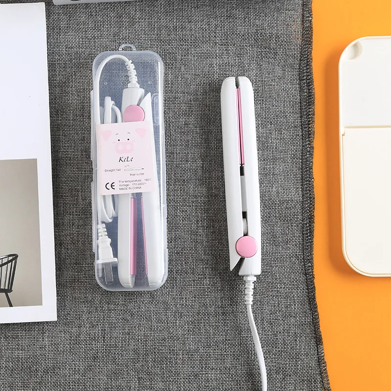 Портативный выпрямитель для волос 2 в 1 щипцы завивки постоянной температуры