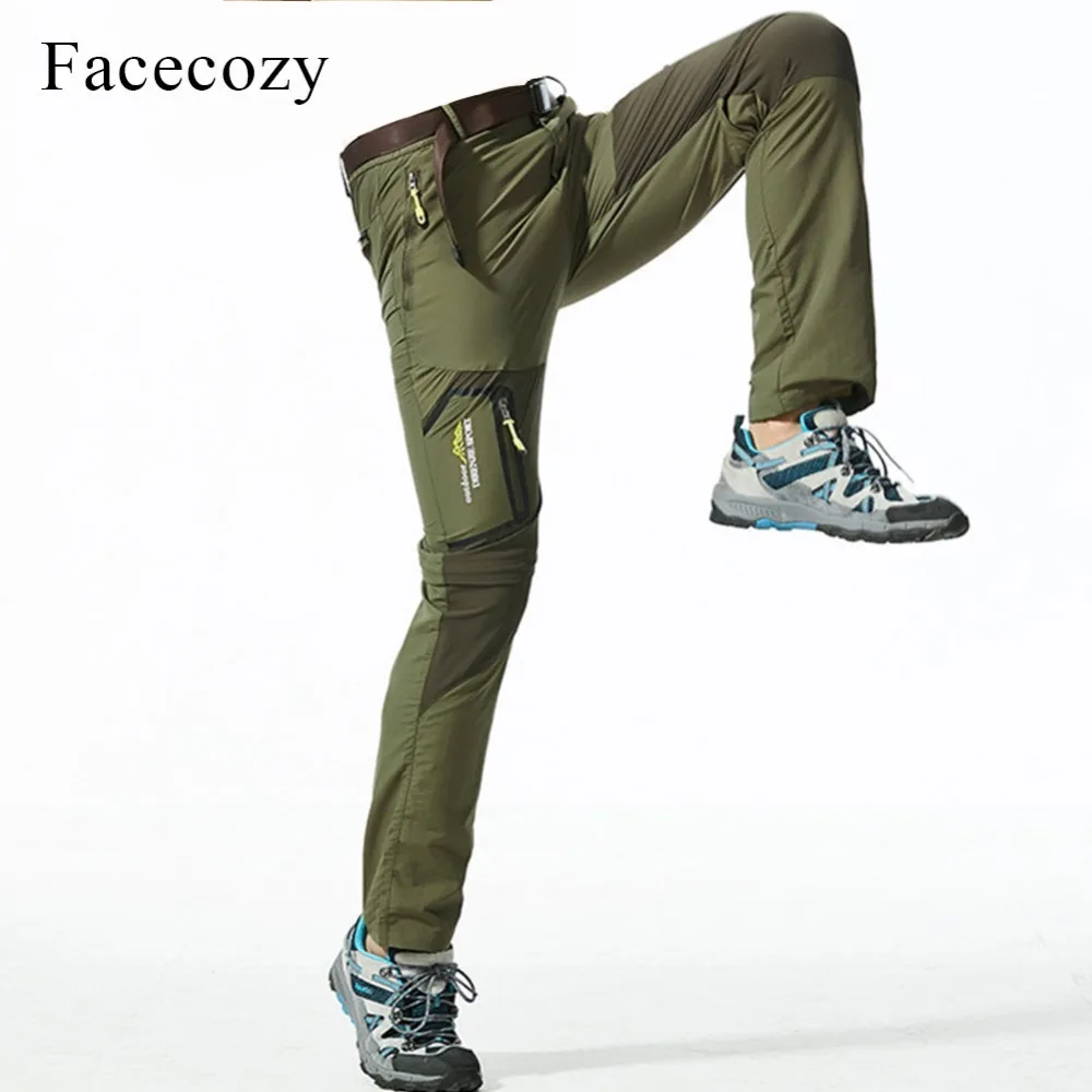 Мужские походные брюки Facecozy спортивные быстросохнущие для активного отдыха