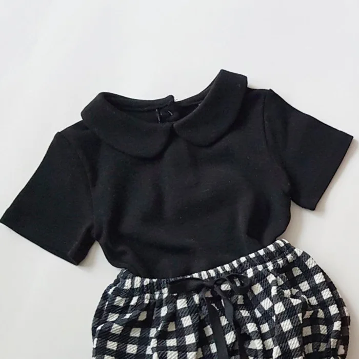 Детский комплект с футболкой летний костюм футболка круглым вырезом и штаны