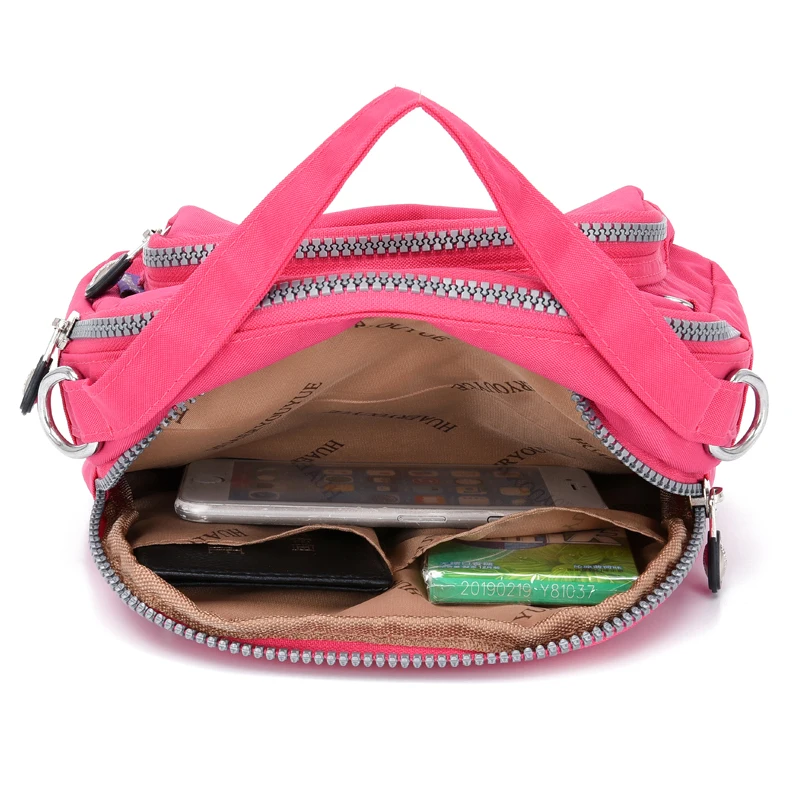 Сумки-мессенджеры Женская сумка через плечо женская Bolsa Feminina Mujer нейлоновая Водонепроницаемая большая однотонная пляжная Женская дорожная сумка