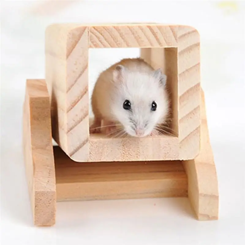 

Legendog 1pc Hamster Seesaw Toy Wooden Funny Hamster Exercise Toy Hamster Climbing Interactive Toy Pet Supplies