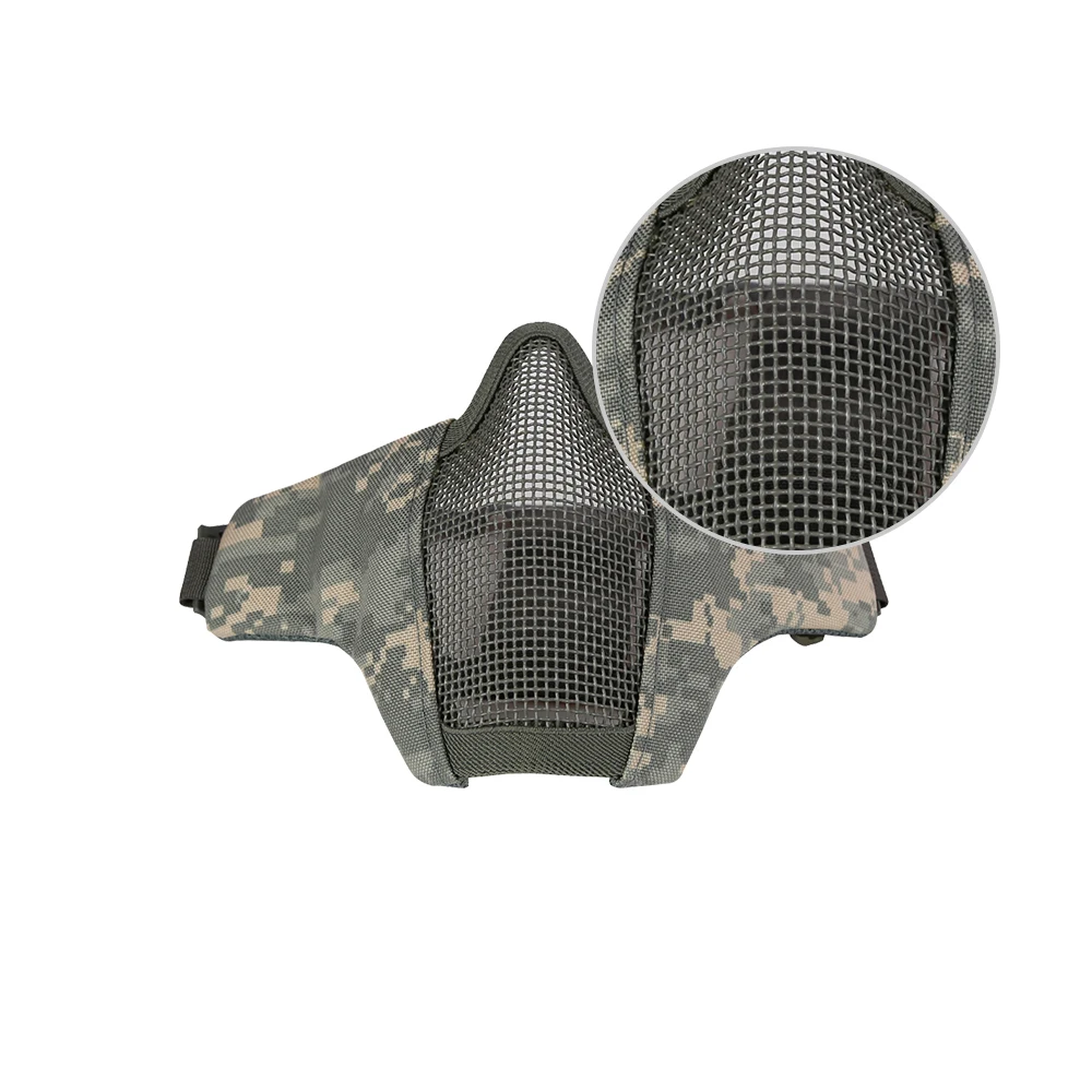 Тактическая Маска для страйкбола ActionUnion сетчатая со стальной проволокой дышащая