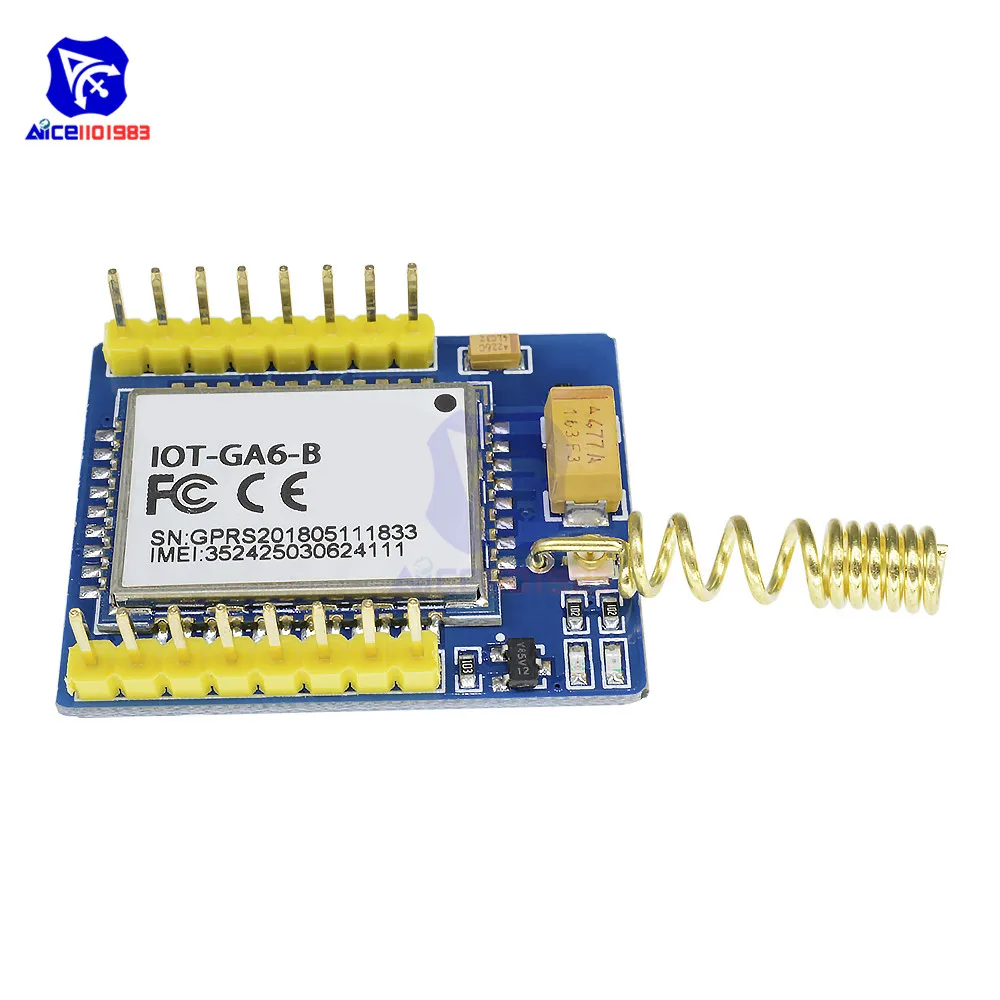 Diymore GA6 B Mini GSM GPRS модуль разработки смс четырехдиапазонная плата замена SIM800L для