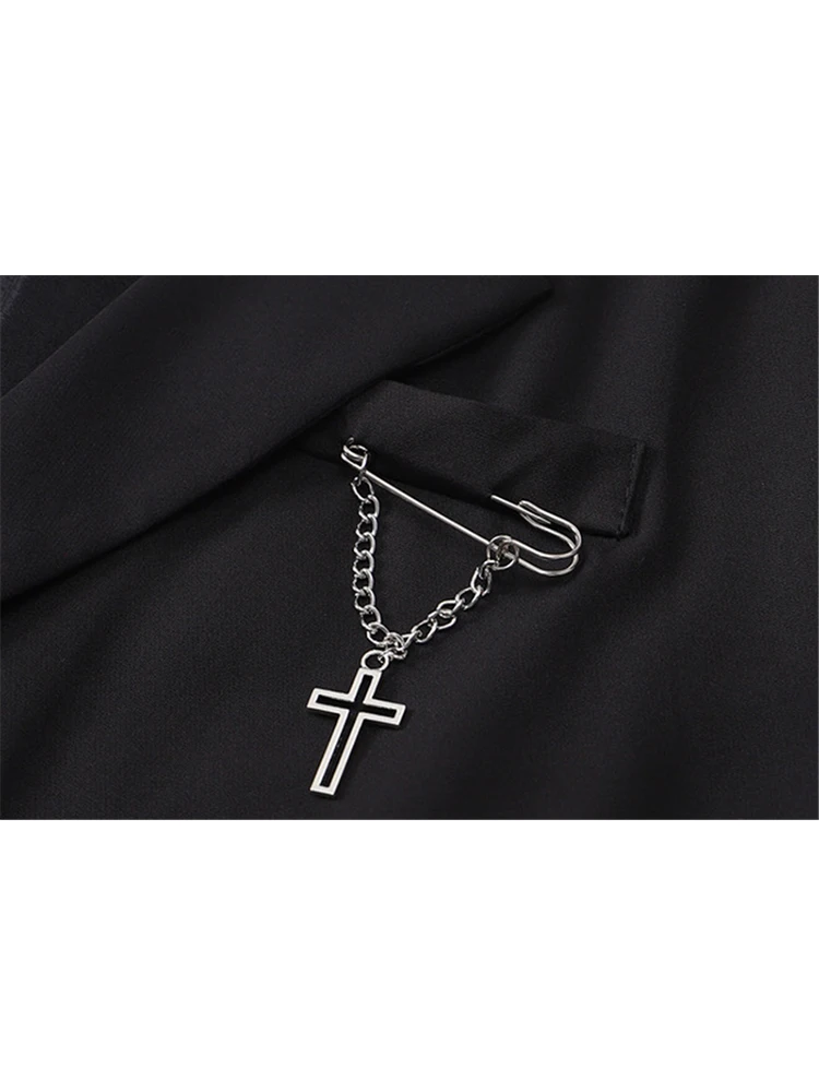 Осенний комплект из двух предметов Женская корейская мода свободная рубашка