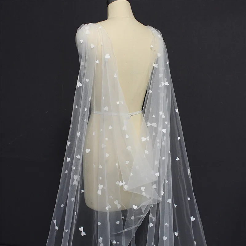 

Wedding veil, 2.5 meters long, 2 layers, with comb
