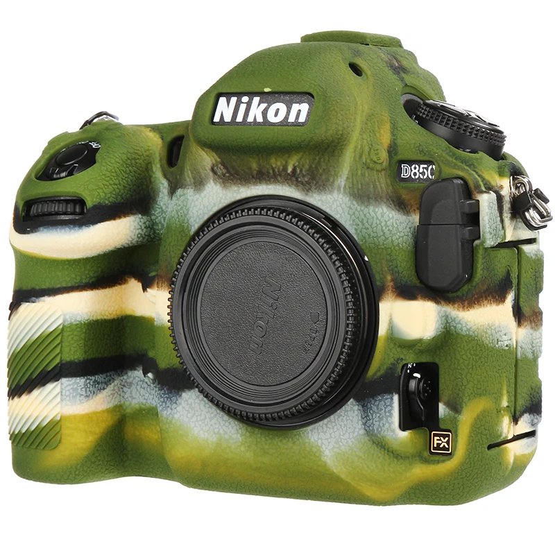 Мягкий силиконовый резиновый чехол для камеры Nikon D850 защитный чехол|Сумки