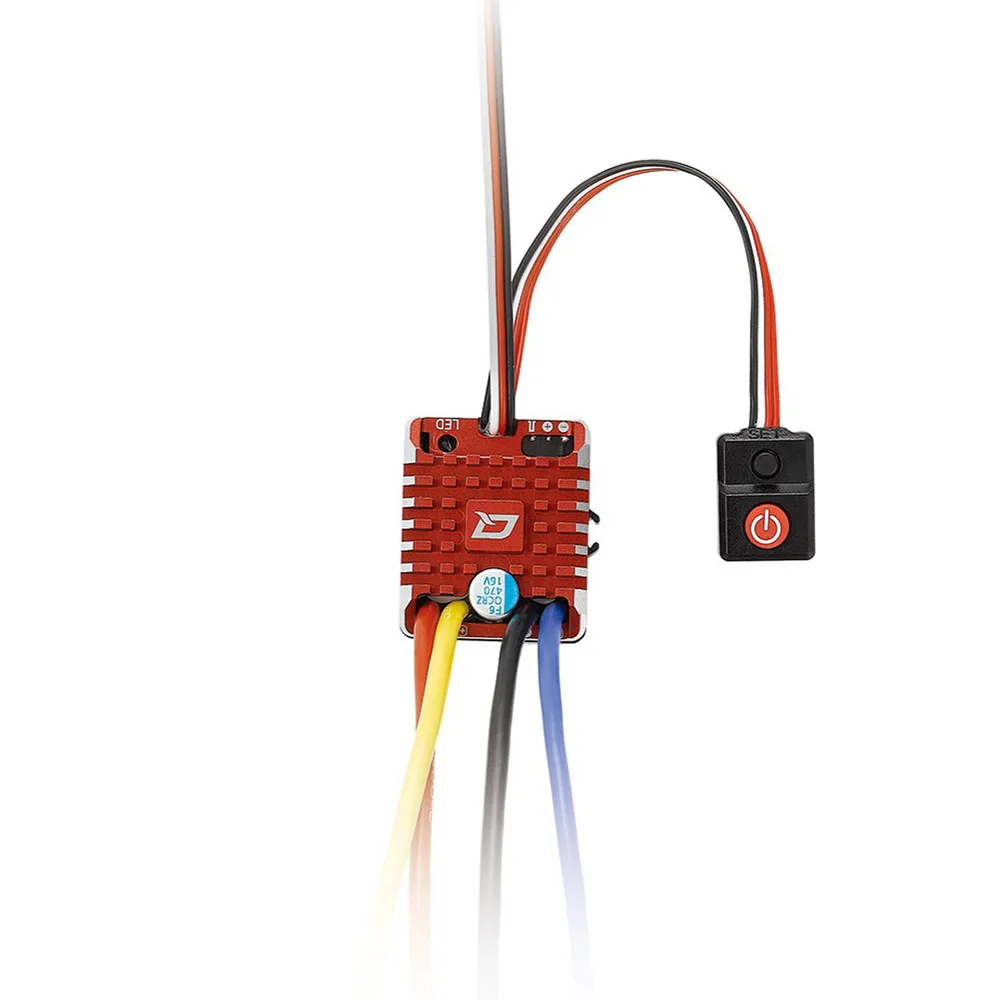 Водонепроницаемая матовая карточка Hobbywing quirun 1080 80A ESC + программа для гусеничных
