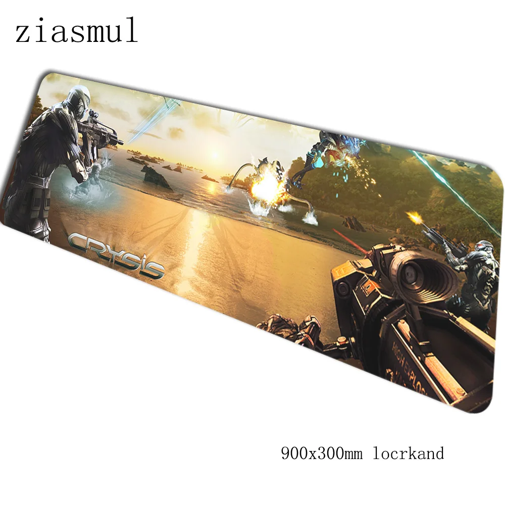 Crysis коврик для мыши 900x300x3 мм коврики милый игровой геймерский массивный узор