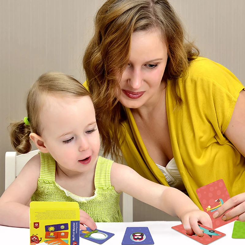 Детская карточка Pinwheel пазл с подходящей карточкой для 2 лет обучающие игры